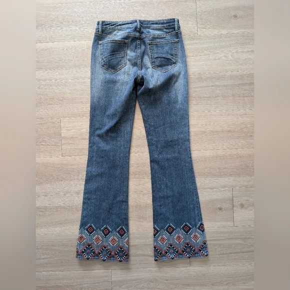 DRIFTWOOD Isabel Embroidered Flare Jeans - Picture 2 of 5